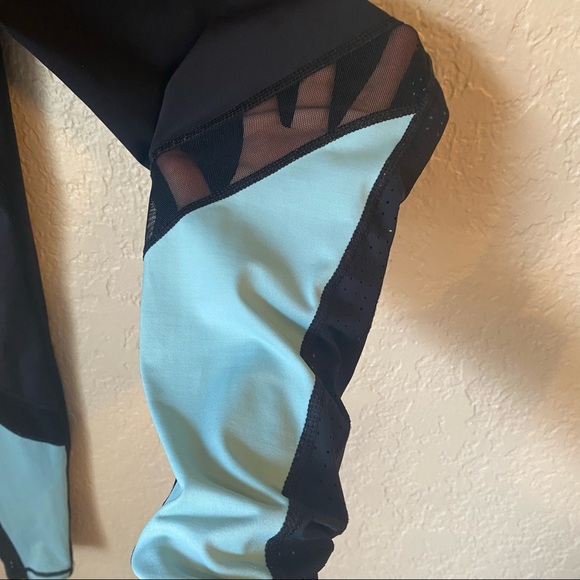 ALALA Heroine Tight Black And Aruba Blue 7/8 Leggings Size Small - Picture 10 of 15